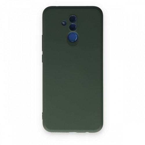 Huawei Mate 20 Lite Haki Yeşil Lansman Silikon Cep Telefonu Kılıfı