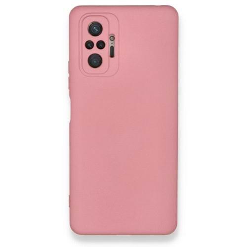 Xiaomi Redmi Note 10 Pro Pembe Lansman Silikon Cep Telefonu Kılıfı