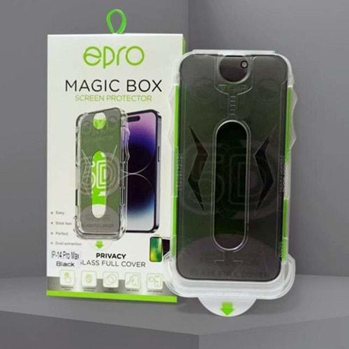 iphone 14 Pro Max Uyumlu Magic Box 5D Hayalet Ekran Koruyucu