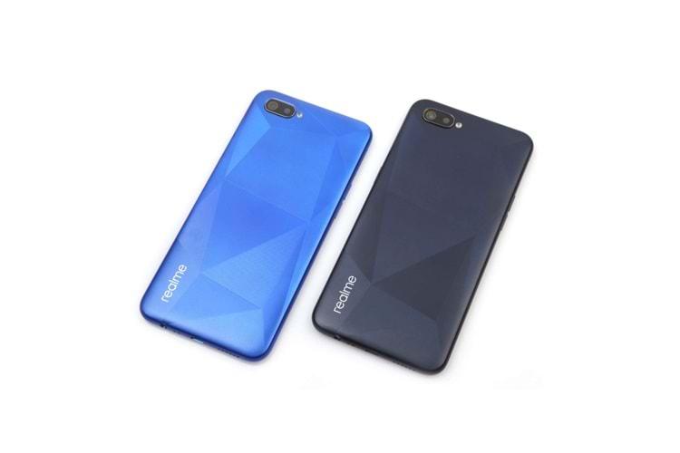 Oppo Realme C2 Mavi Arka Kapak