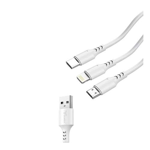 Lucatech LK-207 3 in 1 Usb Şarj Kablosu