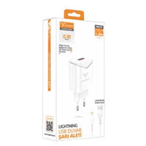 Lucatech LC-102 2.2A Lightining Duvar Şarj Aleti