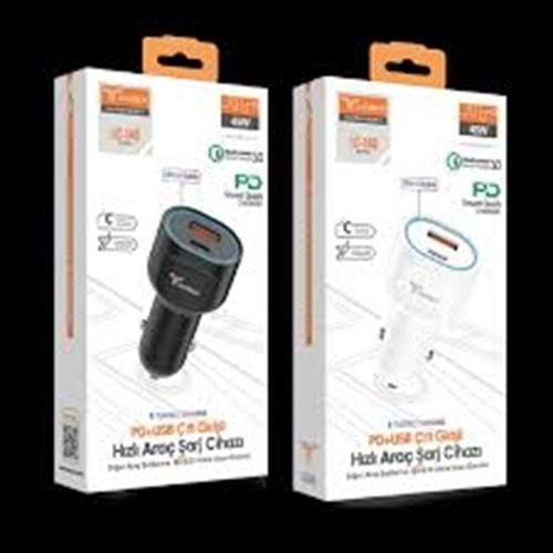 Lucatech LC-148 PD Usb Girişli Araç Şarjı
