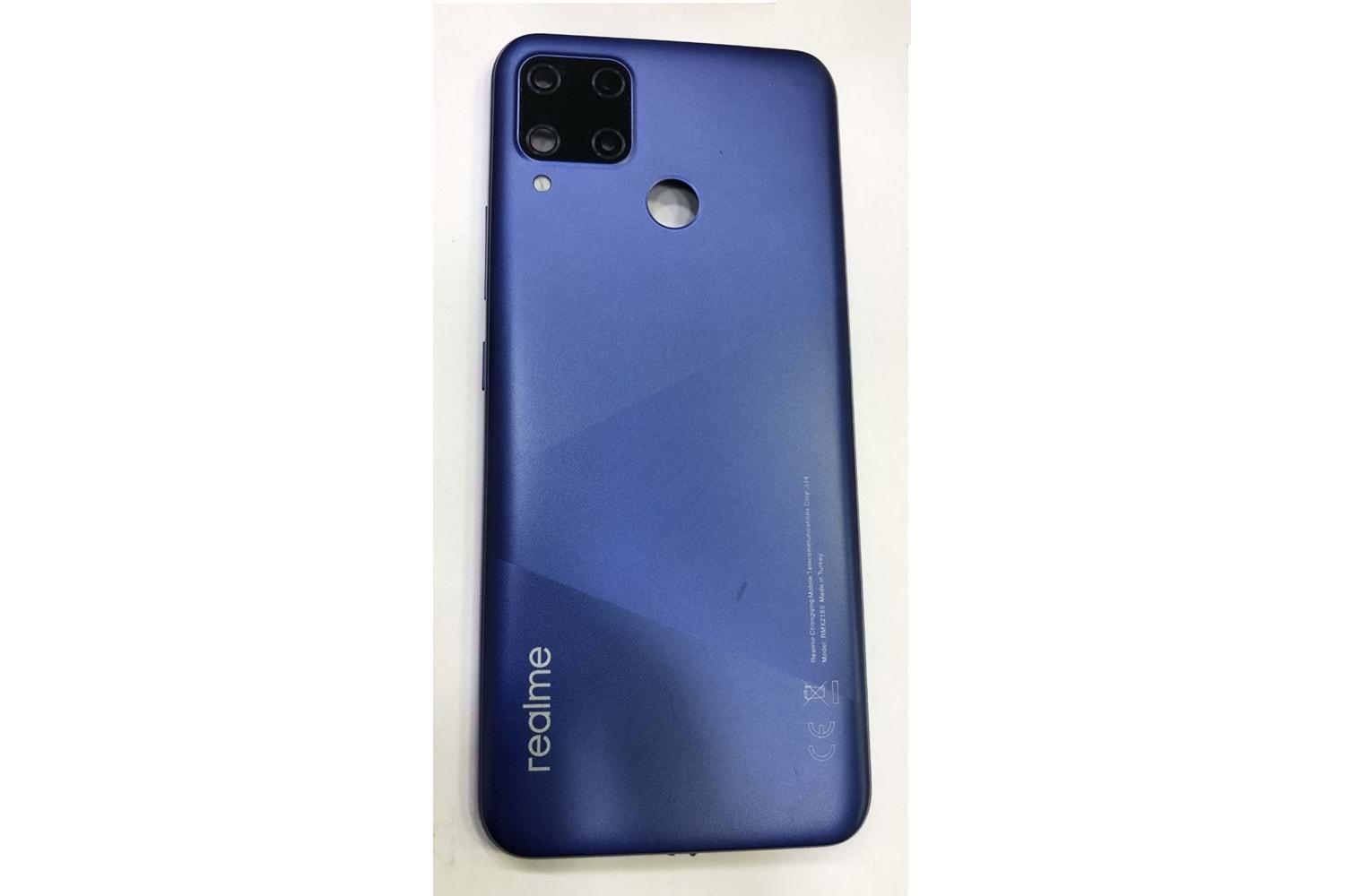 Oppo Realme C15 Mavi Arka Kapak